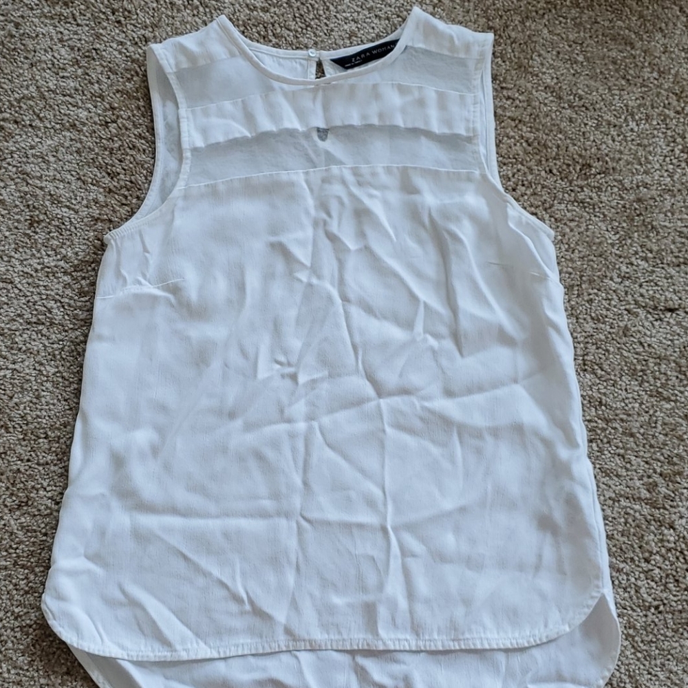 Zara White top